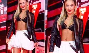 Look de Claudia Leitte na final do “The Voice” vira piada na internet