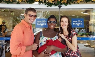 Nasce bebê de Olivier Anquier e Adriana Alves