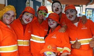 Garis da Alegria levam informações sobre coleta de lixo 