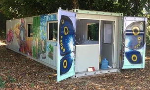 Biblioteca Contêiner inaugura este sábado em Manaus 