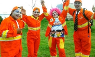 Garis da Alegria fazem ação de conscientização em feiras da cidade