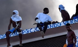 Presos retornam ao telhado no sétimo dia de motim em RN