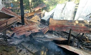 Em Manaus, homens roubam e incendeiam casa de idosos em comunidade rural