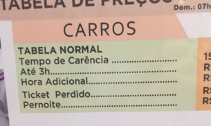 Estacionar em shoppings de Manaus ficará mais caro