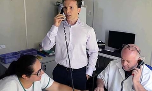 Prefeito telefona para médico ausente em plantão e vídeo viraliza