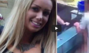 Mulher flagrada por fazer sexo em pizzaria é procurada pela polícia