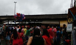 Trabalhador é baleado durante assalto em feira de Manaus