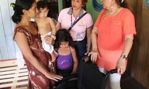 FPS entrega cadeiras de rodas em comunidades no interior do Amazonas