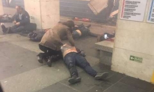 Vídeos mostram momentos de desespero após explosão em metrô na Rússia, confira