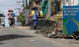 Em Manaus, bairros da zona Sul recebem mutirão de obras 