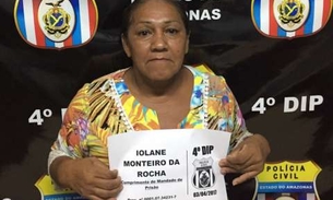 Foragida da Justiça de Roraima é presa em Manaus