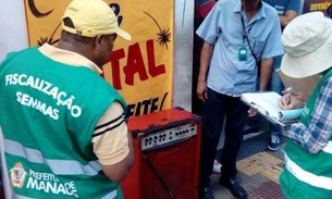 Operação de combate à poluição sonora autua 11 lojas no Centro de Manaus  