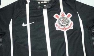 Novo uniforme do Corinthians vaza na internet e exibe modelo inspirado em 1977