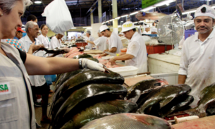  Vigilância Sanitária fiscaliza peixe vendido na Semana Santa