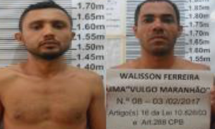 Dois detentos que escaparam da Cadeia Pública seguem foragidos