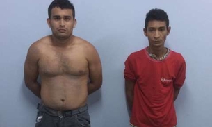 Dupla é presa com rifle, munições e drogas em Manaus