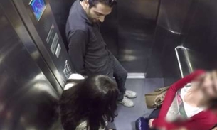 Mulher é ‘agredida’ por namorado dentro de elevador e reação das pessoas surpreende  