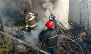 Funcionário quase incendeia mercadinho durante queima de lixo em Manaus