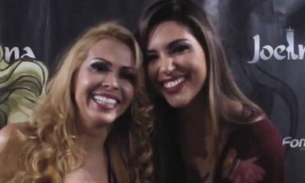  Vivian Amorim entrevista e bate cabelo com Joelma em vídeo