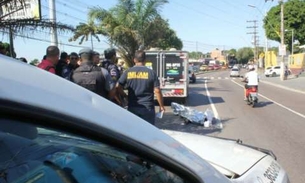 Assaltante morre atropelado durante fuga na zona Oeste de Manaus