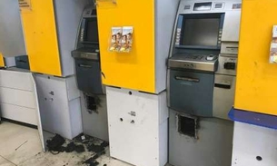 Encapuzados arrombam caixas eletrônicos e roubam R$ 600 mil em Manaus