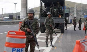  No segundo dia de operação, tropas federais voltam às ruas do Rio