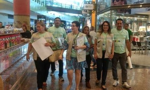 Semana de Vigilância Sanitária começa com ação educativa em shopping de Manaus 