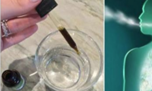 Com 3 gotas desse óleo com água você recupera a saúde dos seus pulmões