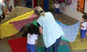Projeto ‘Ginástica do Bebê’ estimula desenvolvimento de alunos de Creches em Manaus 
