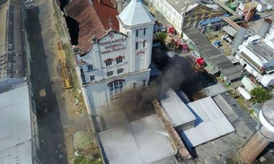 Acidente de trabalho causa incêndio em fábrica de cerveja em Manaus