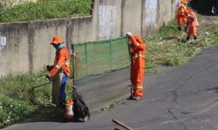 Serviços de capinação passam por dez áreas em Manaus 