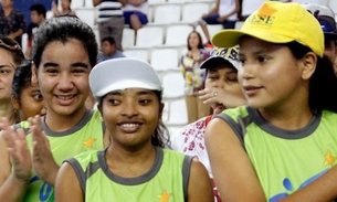 Alunos da Educação Especial participam da abertura do JAAVAS em Manaus 