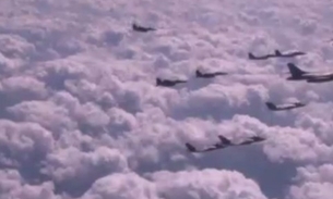 Forças Armadas dos Estados Unidos estão em exercícios de guerra e mostram força contra Coreia do Norte 