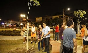 Jardim Oriente ganha árvores e mudas ornamentais em Manaus 