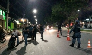 Em Manaus, ex-presidiário é baleado ao tentar fugir de blitz policial