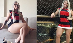 Musa do Flamengo, mulher de goleiro Alex Muralha deleta redes sociais