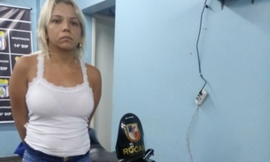 Mulher é presa com tornozeleira eletrônica e moto roubada em Manaus