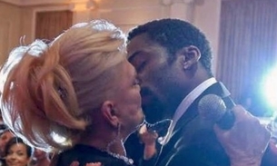 Viva na web, Hebe Camargo parabeniza Lázaro Ramos por aniversário