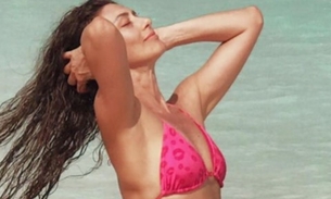 Maria Fernanda Cândido surpreende ao aparecer em foto raríssima de biquíni