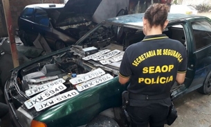 Em Manaus, vários veículos roubados são encontrados pela polícia em desmanche