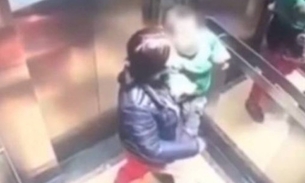 Babá é presa após ser flagrada agredindo bebê dentro de elevador