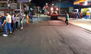 Obra na rua Pará é concluída e tráfego na via está liberado