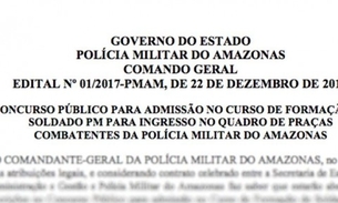 Saiba a verdade sobre edital para concurso da Polícia Militar