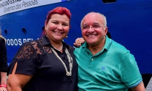 Ex-primeira dama presta depoimento na Polícia Federal em Manaus