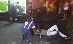 Jovem é baleado por justiceiro misterioso enquanto assaltava em Manaus