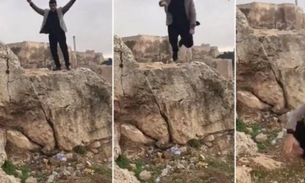 Homem faz vídeo para comemorar aniversário e rola para a morte