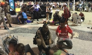 Motorista perde controle e atropela diversas pessoas em Copacabana