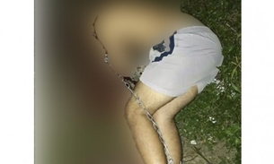 Acorrentado, homem é jogado para fora de carro e executado a tiros em Manaus