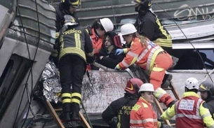 Trem descarrila na Itália e deixa quatro mortos e 100 feridos