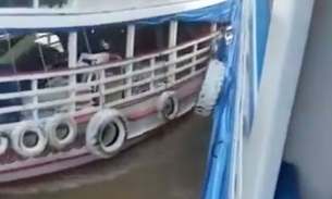 Passageiros ficam em pânico após colisão de barcos no Amazonas